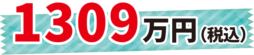 1309万円(税込)