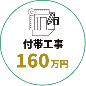 付帯工事 160万円